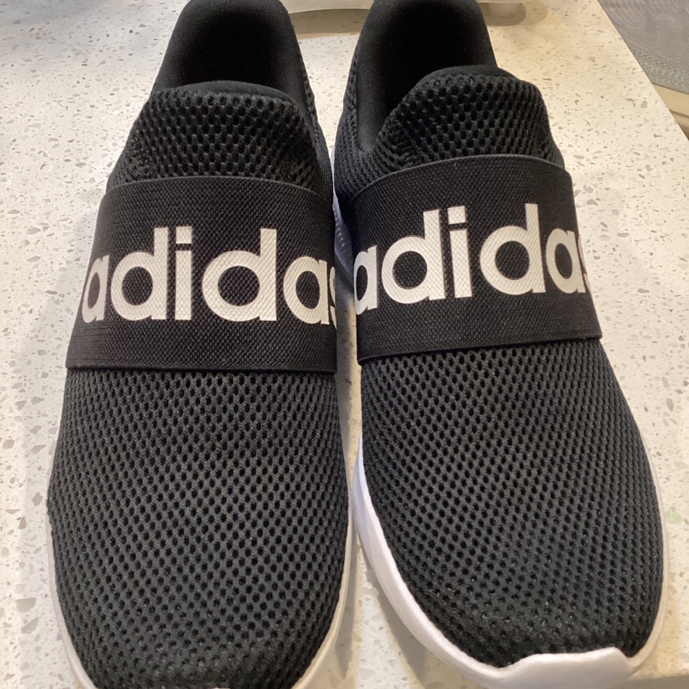 Adidas men lite racer slip on athletic shoes size 10